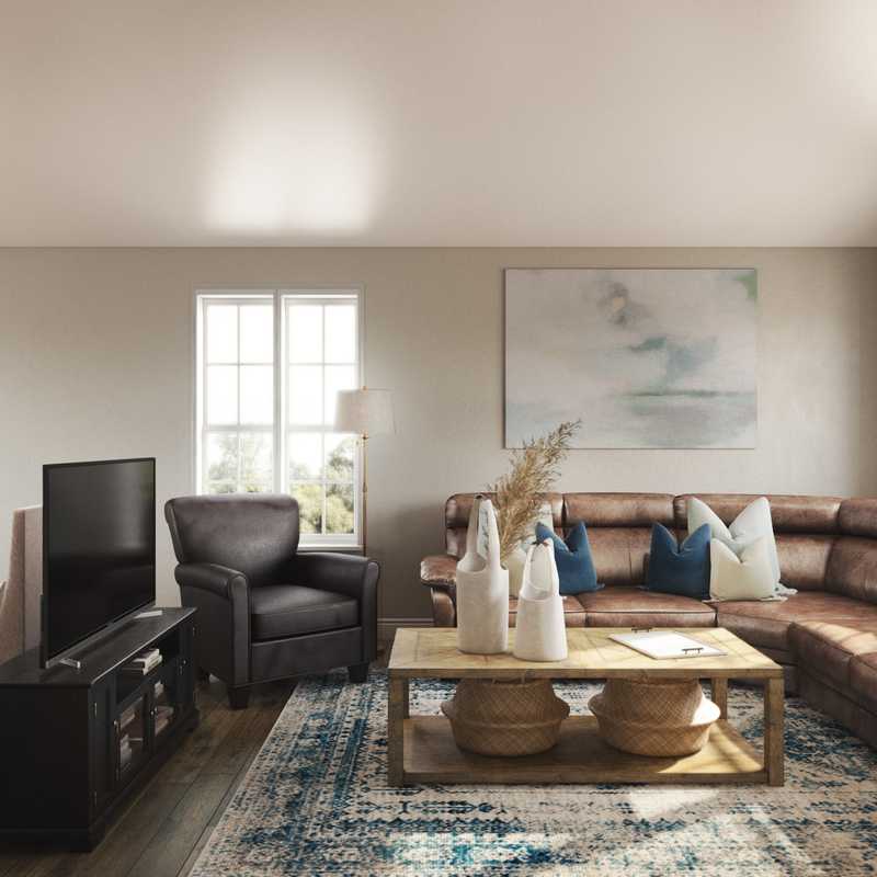 Classic, Coastal Living Room Design by Havenly Interior Designer Tracie