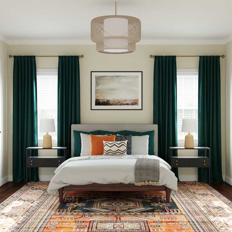 Eclectic, Transitional Bedroom Design by Havenly Interior Designer Ashton