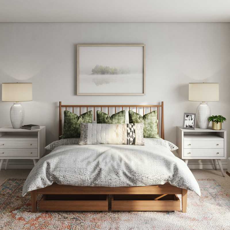 Glam, Transitional Bedroom Design by Havenly Interior Designer Natalie