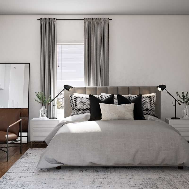Modern, Minimal, Scandinavian Bedroom Design by Havenly Interior Designer Levi