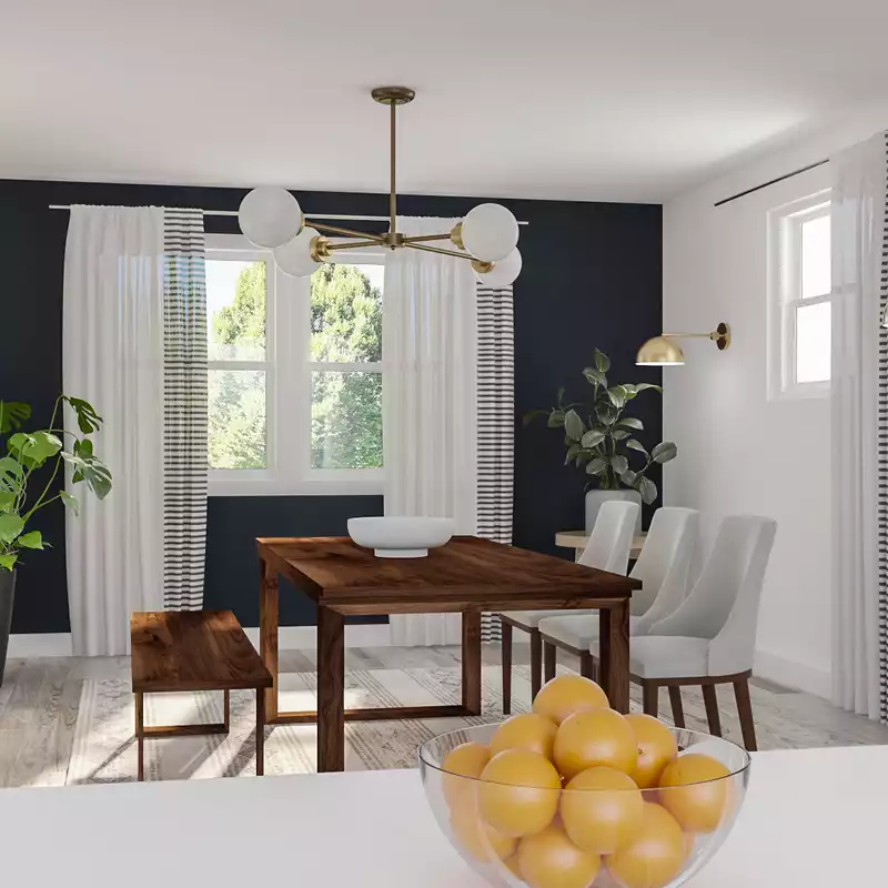 Modern, Farmhouse, Midcentury Modern Dining Room Design by Havenly Interior Designer Diana