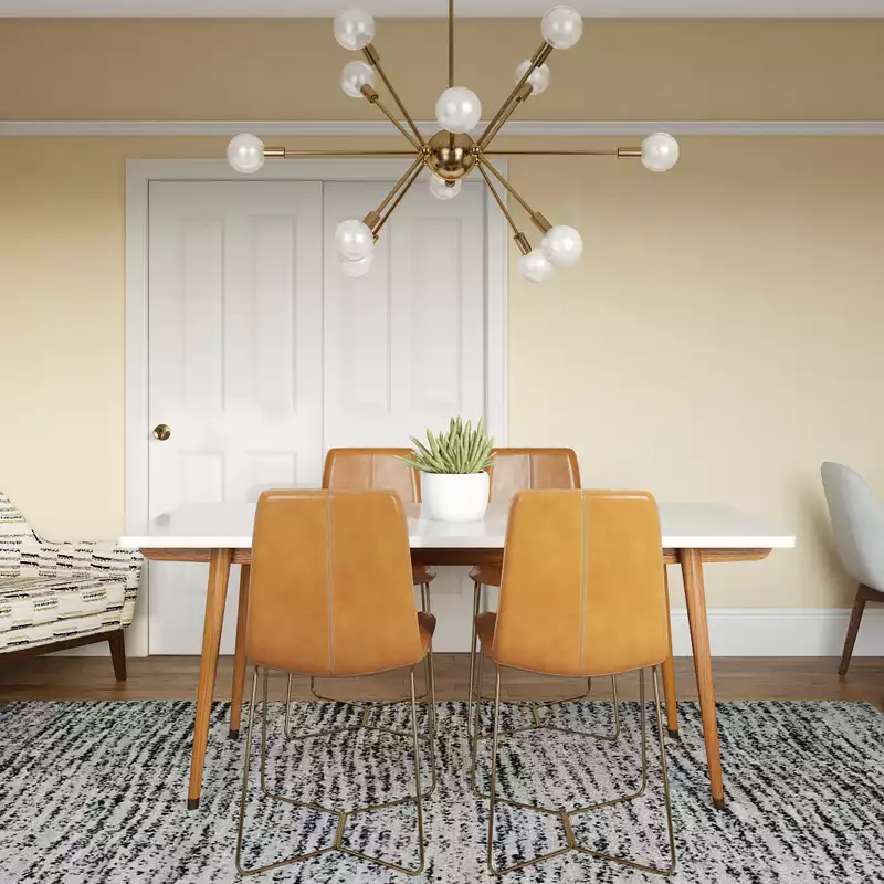 Bohemian, Midcentury Modern, Scandinavian Living Room Design by Havenly Interior Designer Taylor