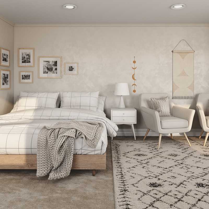 Bohemian Bedroom Design by Havenly Interior Designer Kyla