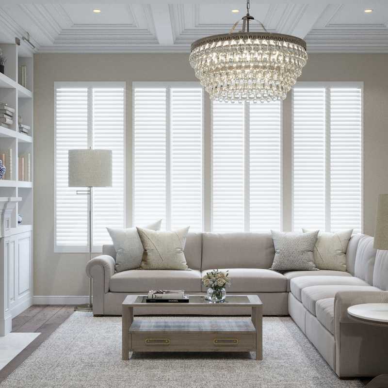 Traditional Living Room Design by Havenly Interior Designer Barbara
