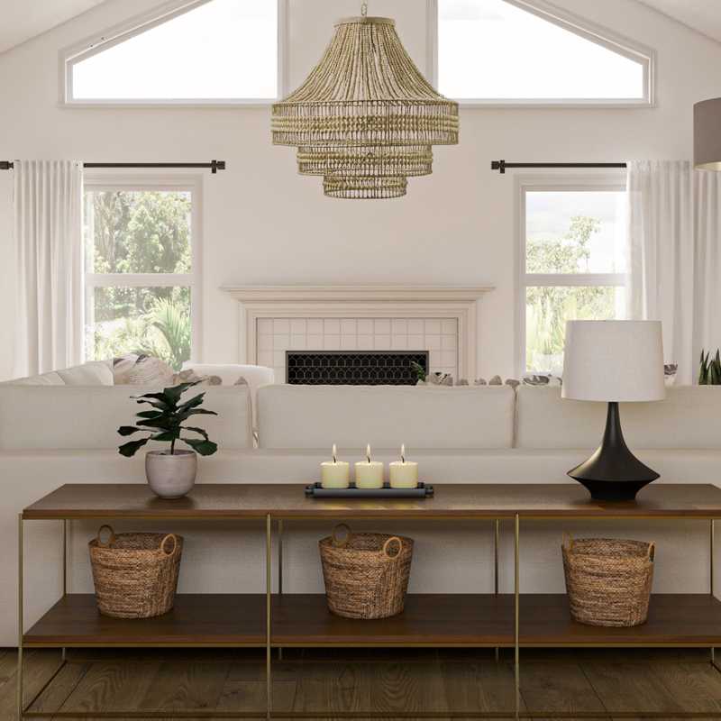 Modern, Minimal Living Room Design by Havenly Interior Designer Kate