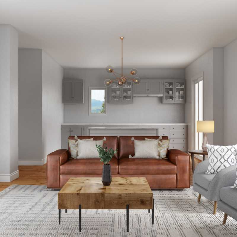 Scandinavian Living Room Design by Havenly Interior Designer Talia