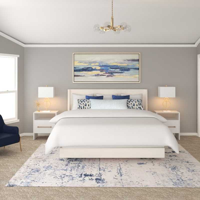Modern Bedroom Design by Havenly Interior Designer Aubrey