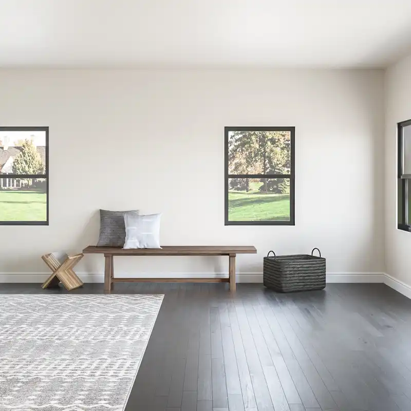 Modern, Minimal Living Room Design by Havenly Interior Designer Laura