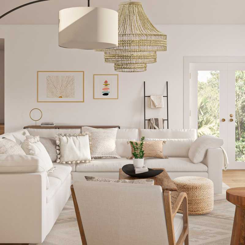 Modern, Minimal Living Room Design by Havenly Interior Designer Kate