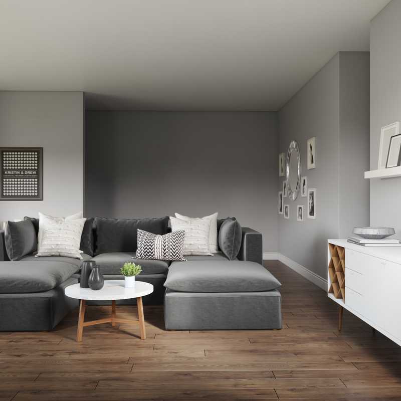 Modern, Scandinavian Living Room Design by Havenly Interior Designer Gillian