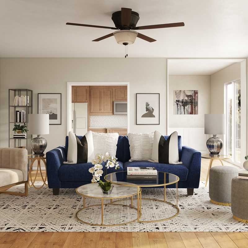 Minimal Living Room Design by Havenly Interior Designer Paulina