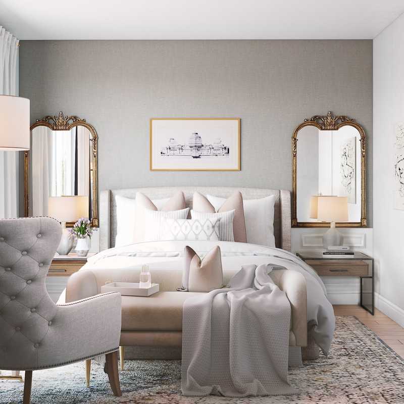 Modern, Classic, Glam Bedroom Design by Havenly Interior Designer Vivian