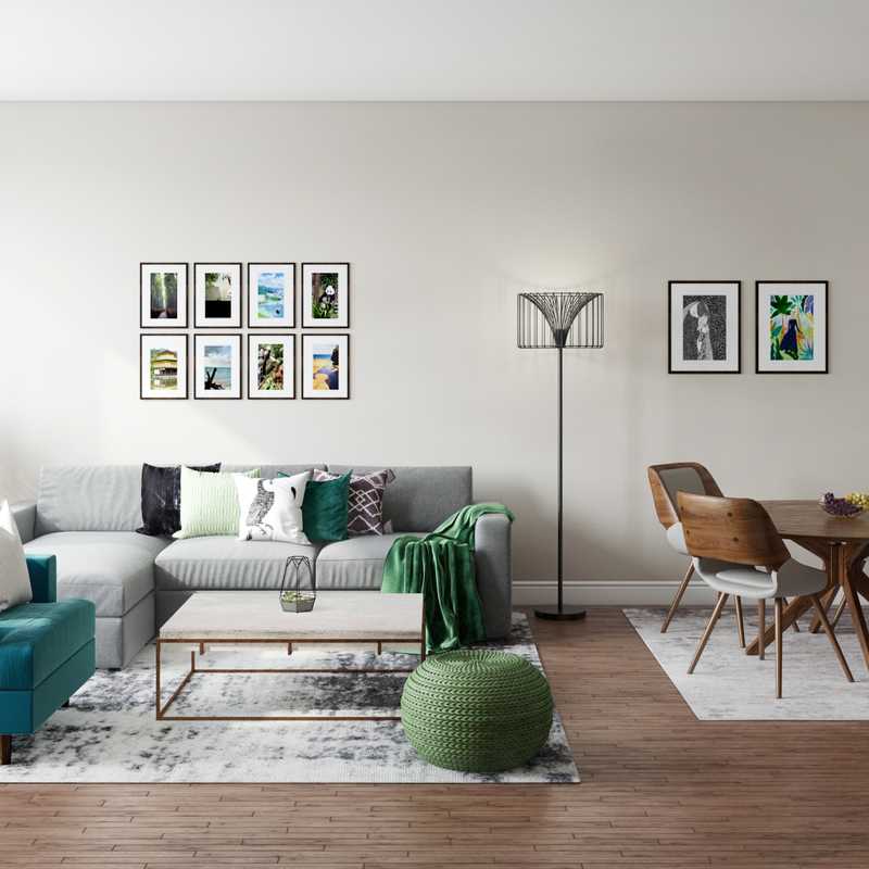 Contemporary, Modern, Classic Living Room Design by Havenly Interior Designer Catrina