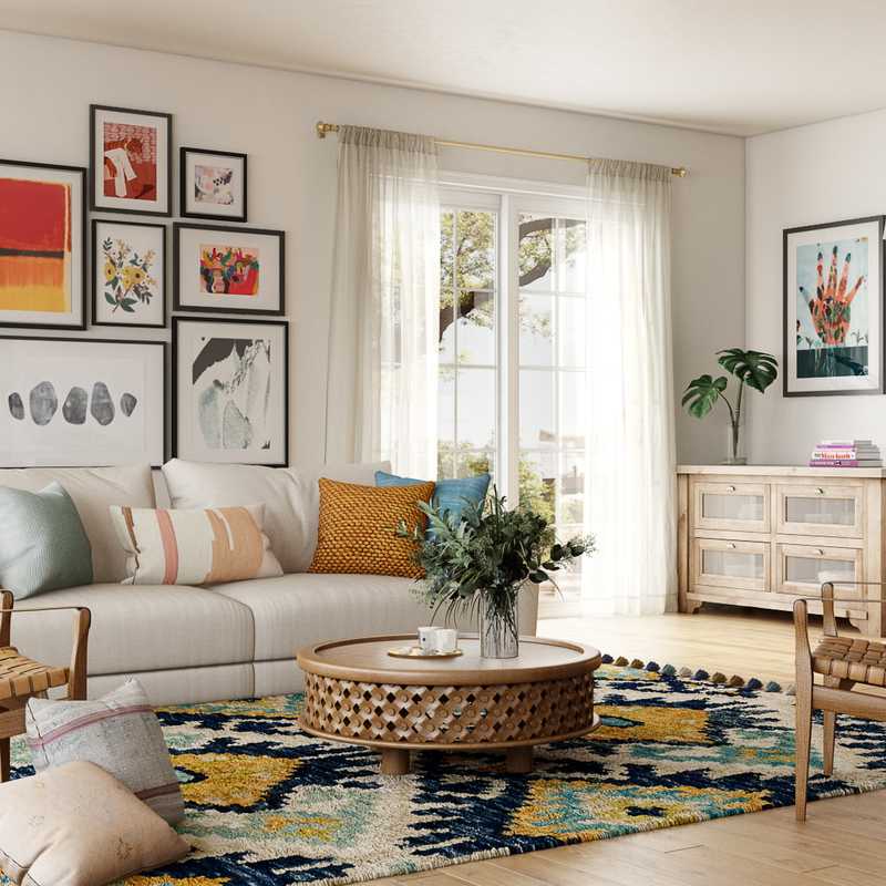 Contemporary, Modern, Bohemian Design by Havenly Interior Designer Havenly