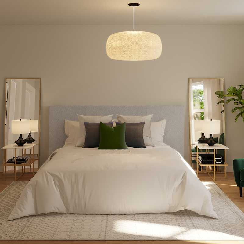 Contemporary, Modern, Traditional, Classic Contemporary Bedroom Design by Havenly Interior Designer Kayla