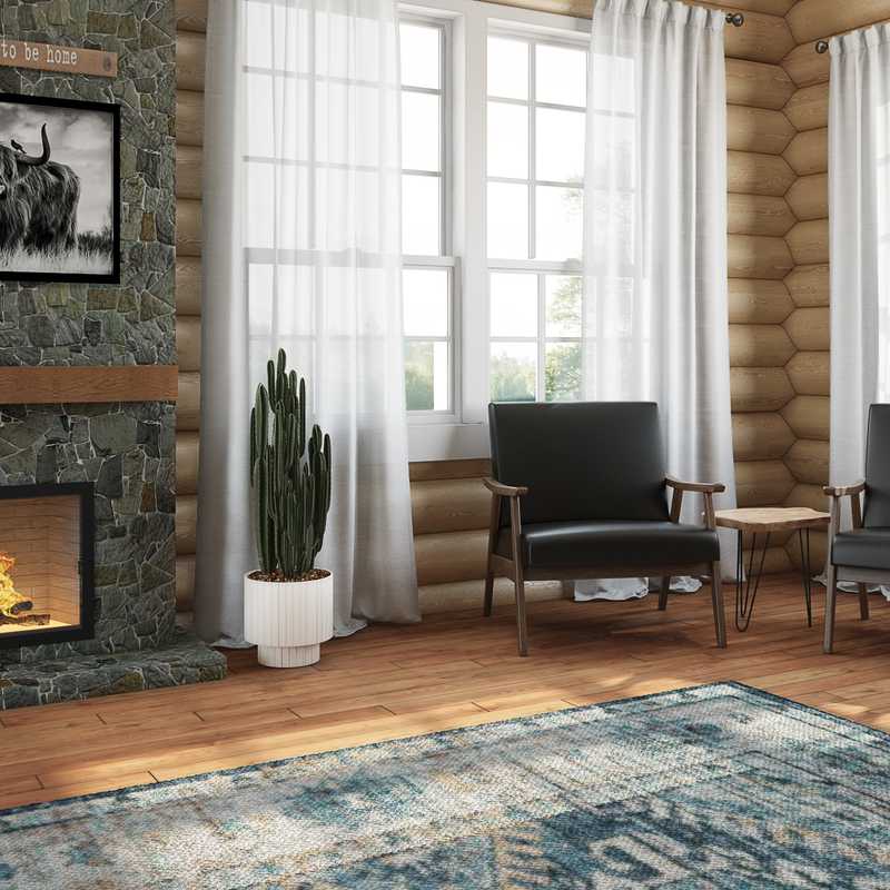 Country Living Room Design by Havenly Interior Designer Regina