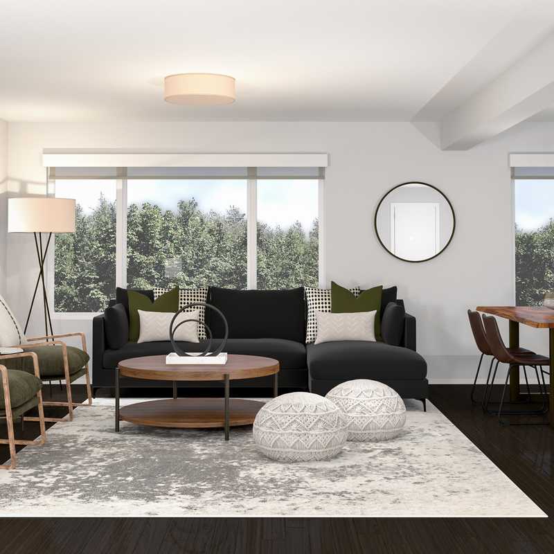 Scandinavian Living Room Design by Havenly Interior Designer Karen