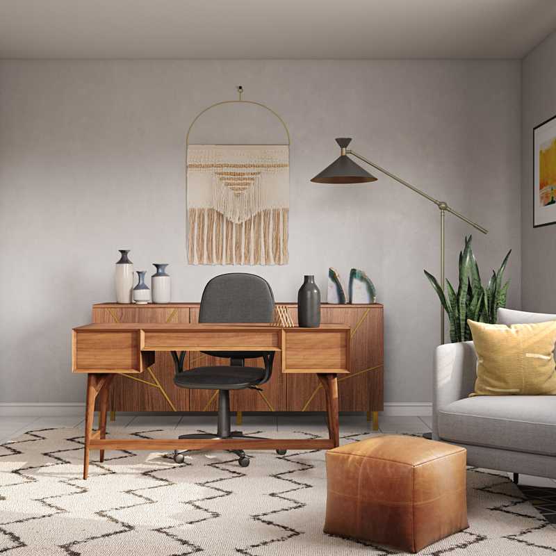 Modern Office Design by Havenly Interior Designer Alexandra
