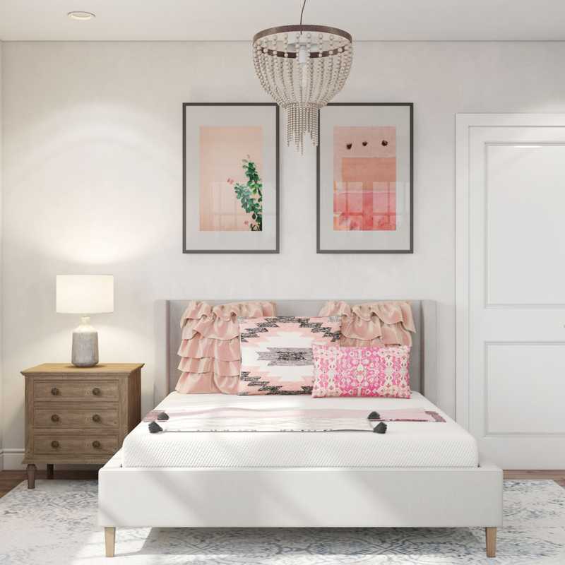 Classic, Bohemian Bedroom Design by Havenly Interior Designer Rafaela