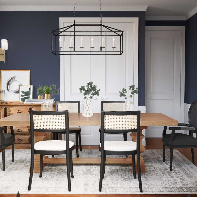 Classic, Farmhouse, Classic Contemporary Dining Room Design by Havenly Interior Designer Nicolle