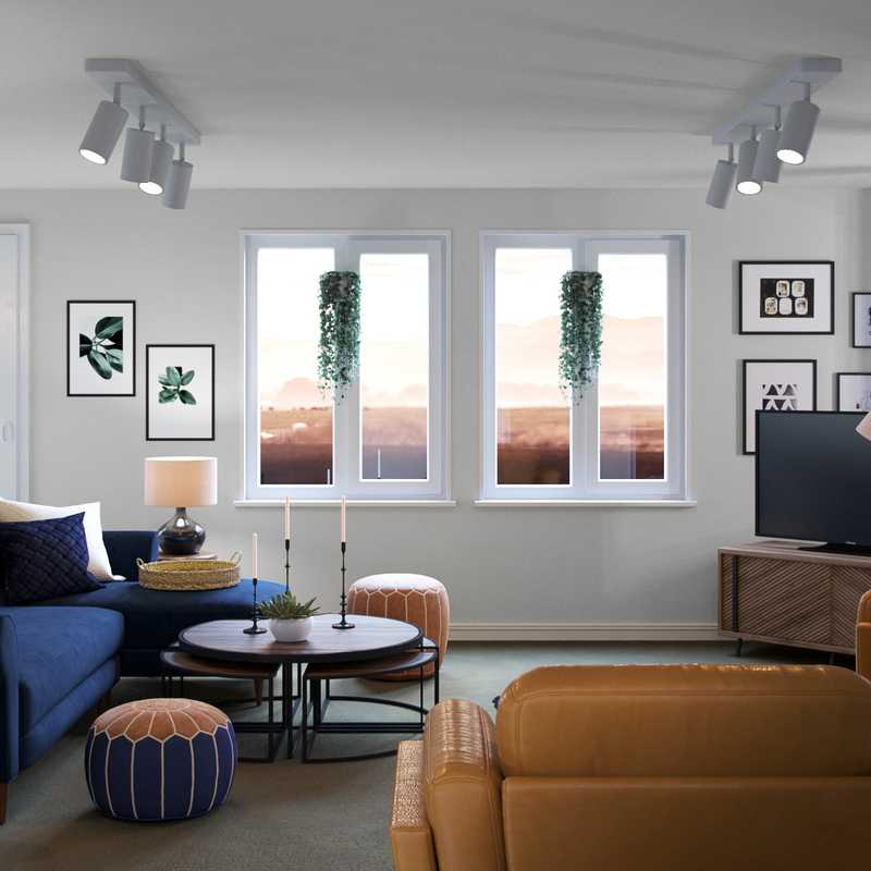 Modern, Coastal, Rustic Living Room Design by Havenly Interior Designer Sydney