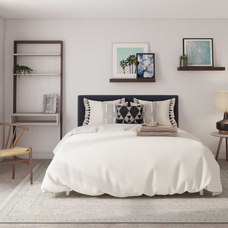 Eclectic, Transitional Bedroom Design by Havenly Interior Designer Brianna