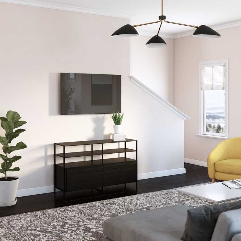 Scandinavian Living Room Design by Havenly Interior Designer Jessica