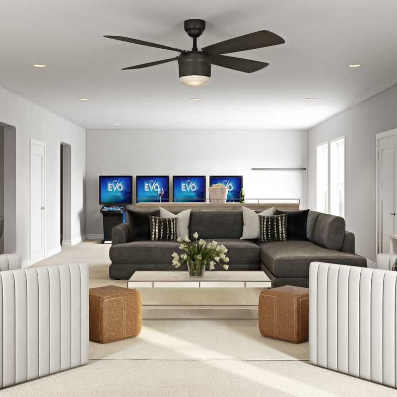 Contemporary, Minimal Living Room Design by Havenly Interior Designer Dani