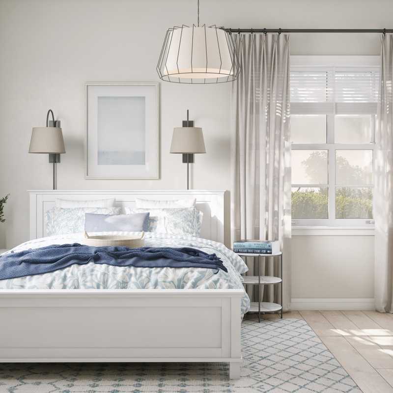 Modern, Classic, Coastal Bedroom Design by Havenly Interior Designer Amanda