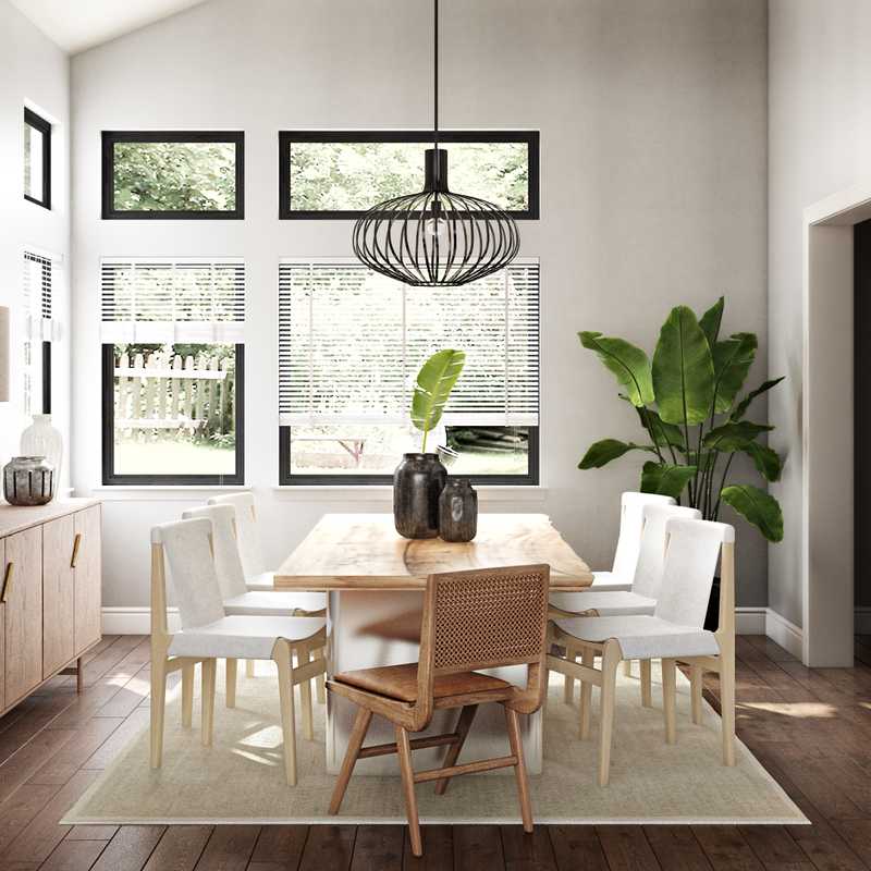 Contemporary, Modern Dining Room Design by Havenly Interior Designer Sophia