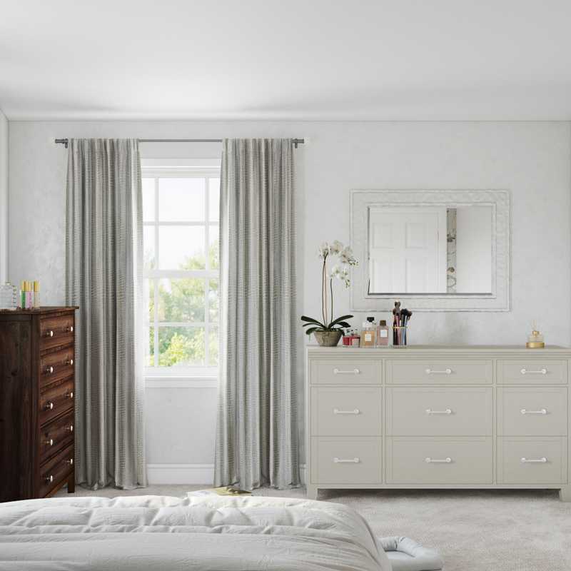 Transitional, Classic Contemporary Bedroom Design by Havenly Interior Designer Hanna