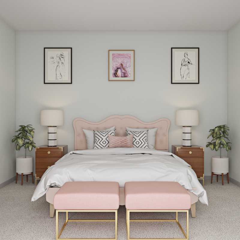 Modern, Eclectic, Bohemian Bedroom Design by Havenly Interior Designer Brady