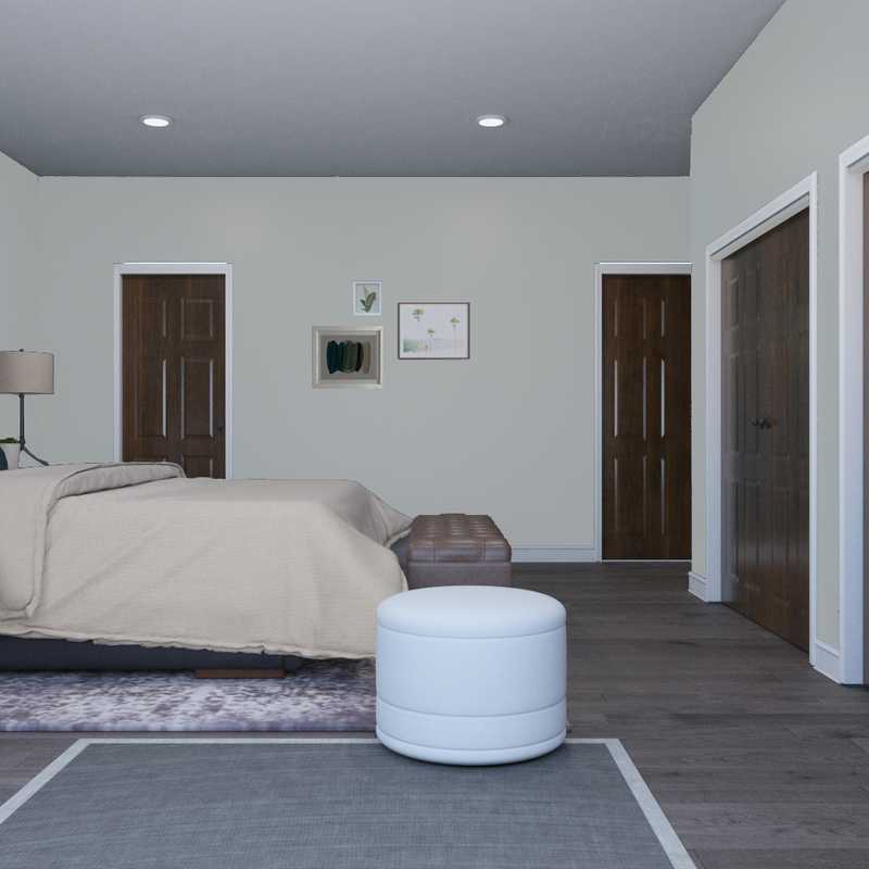 Modern, Industrial, Minimal Bedroom Design by Havenly Interior Designer Katrina
