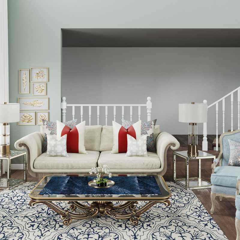 Classic Living Room Design by Havenly Interior Designer Tracie