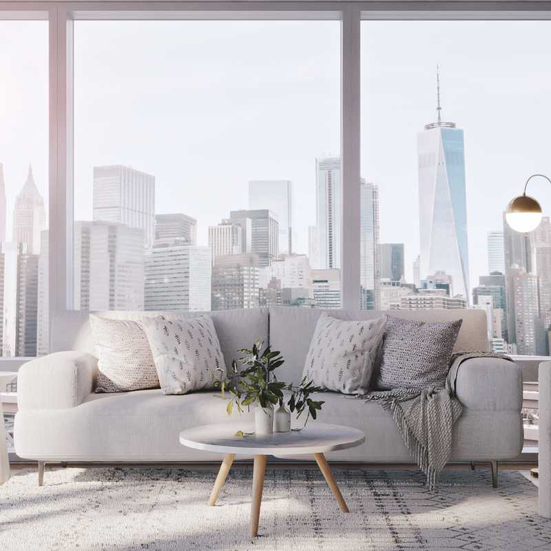 Modern, Scandinavian Living Room Design by Havenly Interior Designer Jacqueline