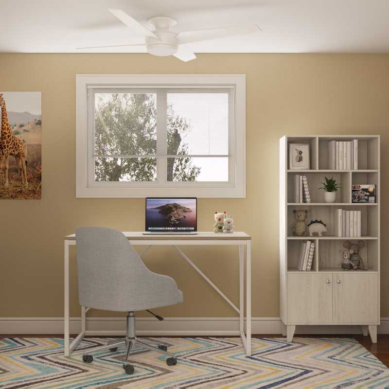 Minimal Office Design by Havenly Interior Designer Sara