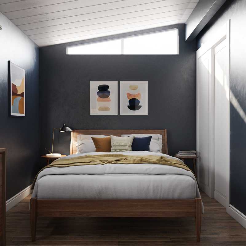 Contemporary, Midcentury Modern Bedroom Design by Havenly Interior Designer Isabelle