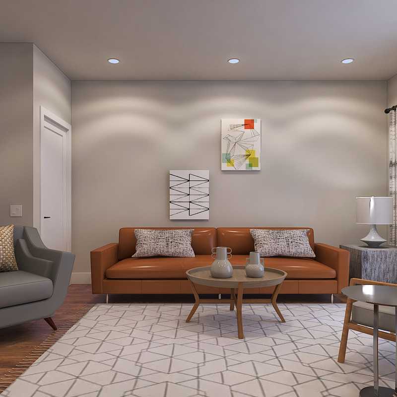 Contemporary, Modern, Minimal Living Room Design by Havenly Interior Designer Sheri
