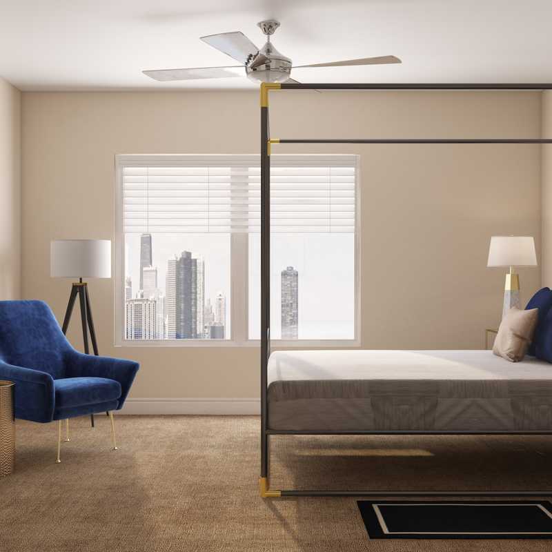 Modern, Glam Bedroom Design by Havenly Interior Designer Sharon