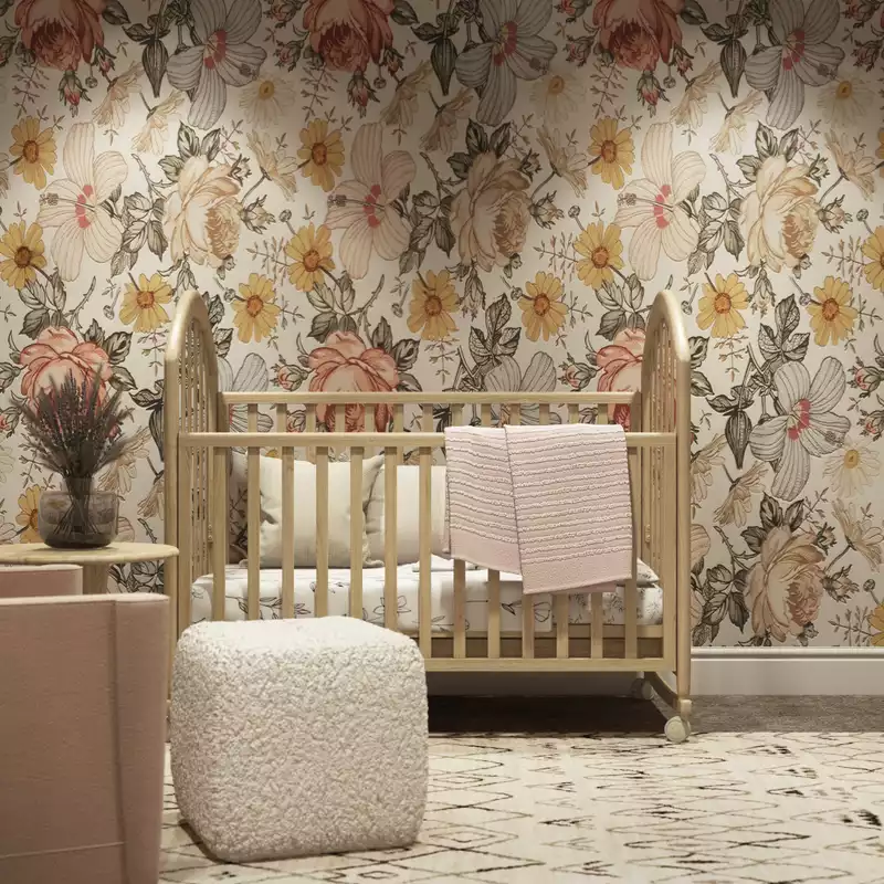 Eclectic, Bohemian Nursery Design by Havenly Interior Designer Sarah