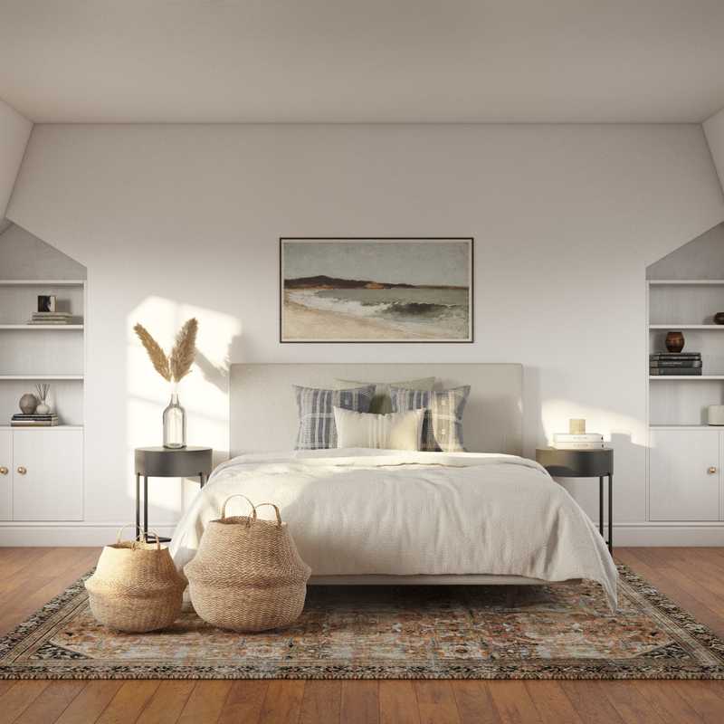 Modern, Bohemian, Scandinavian Bedroom Design by Havenly Interior Designer Corey