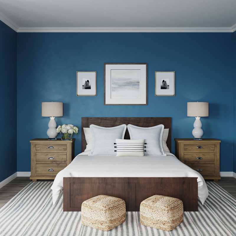 Coastal Bedroom Design by Havenly Interior Designer Laura