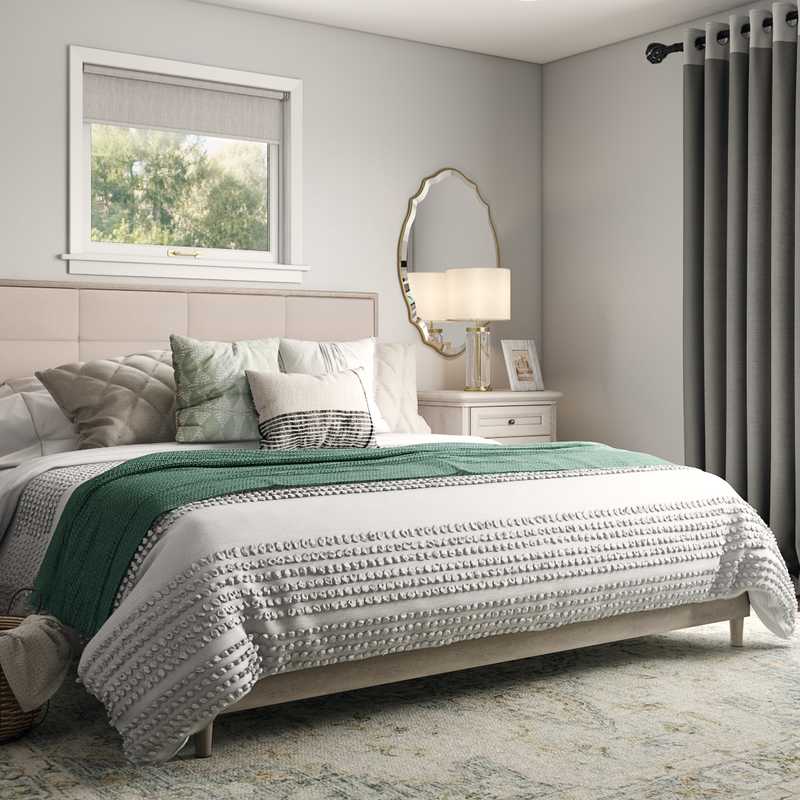 Classic, Farmhouse, Transitional Bedroom Design by Havenly Interior Designer Emilee