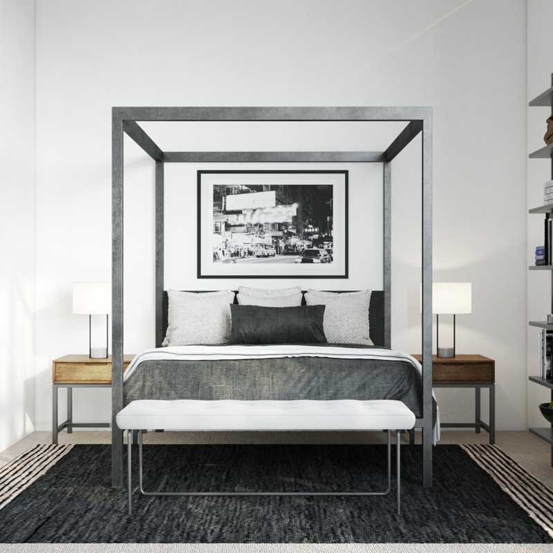 Industrial Bedroom Design by Havenly Interior Designer Brady