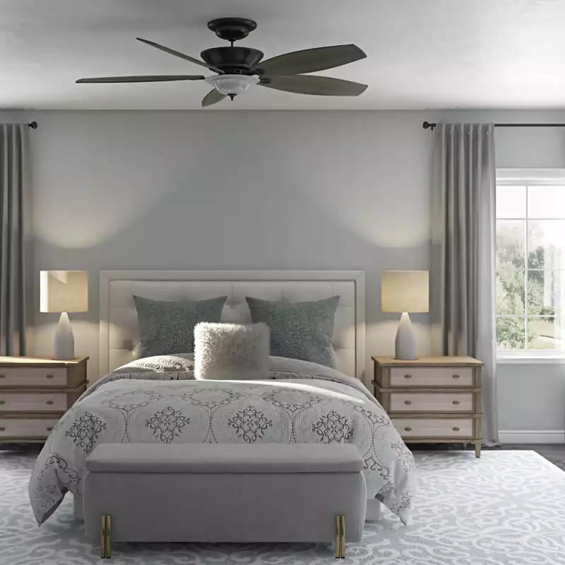Modern, Transitional Bedroom Design by Havenly Interior Designer Jillian