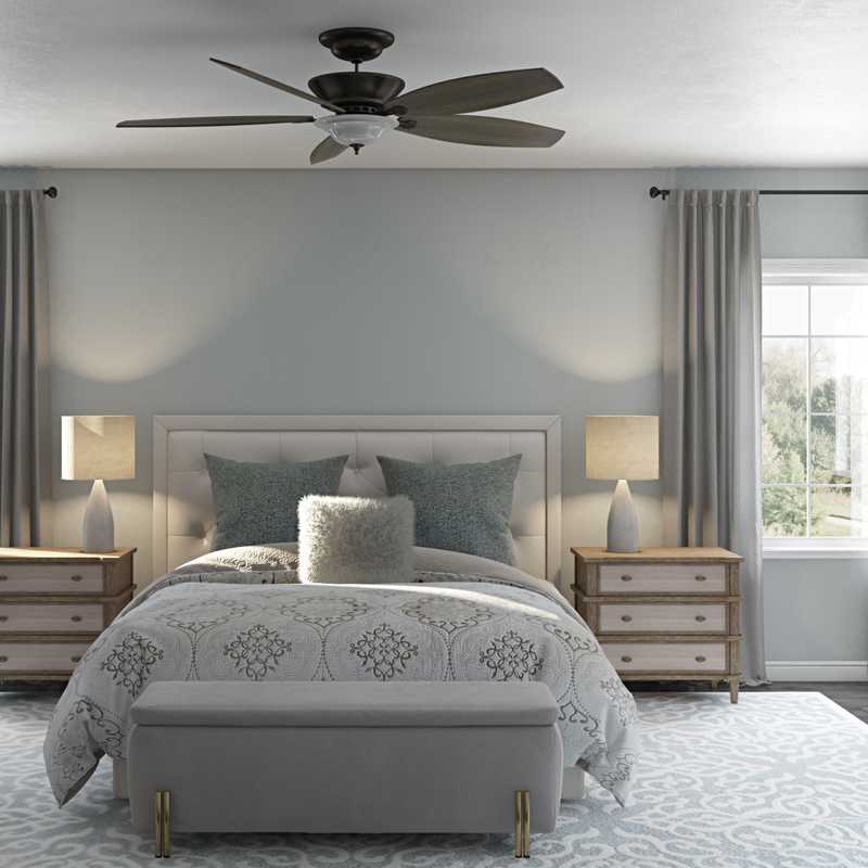 Modern, Transitional Bedroom Design by Havenly Interior Designer Jillian