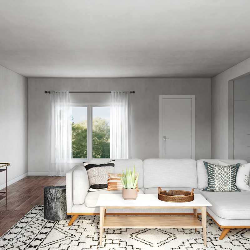 Eclectic, Bohemian Living Room Design by Havenly Interior Designer Wendy