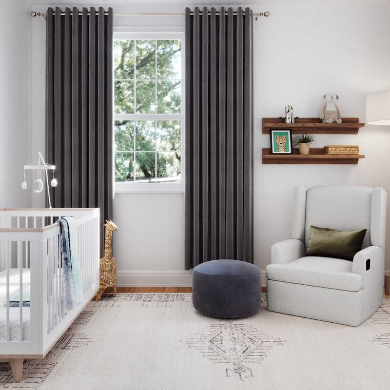 Eclectic, Midcentury Modern Nursery Design by Havenly Interior Designer Michelle