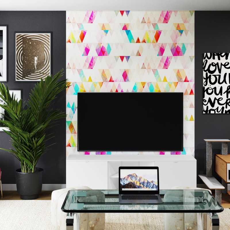 Modern Living Room Design by Havenly Interior Designer Marie