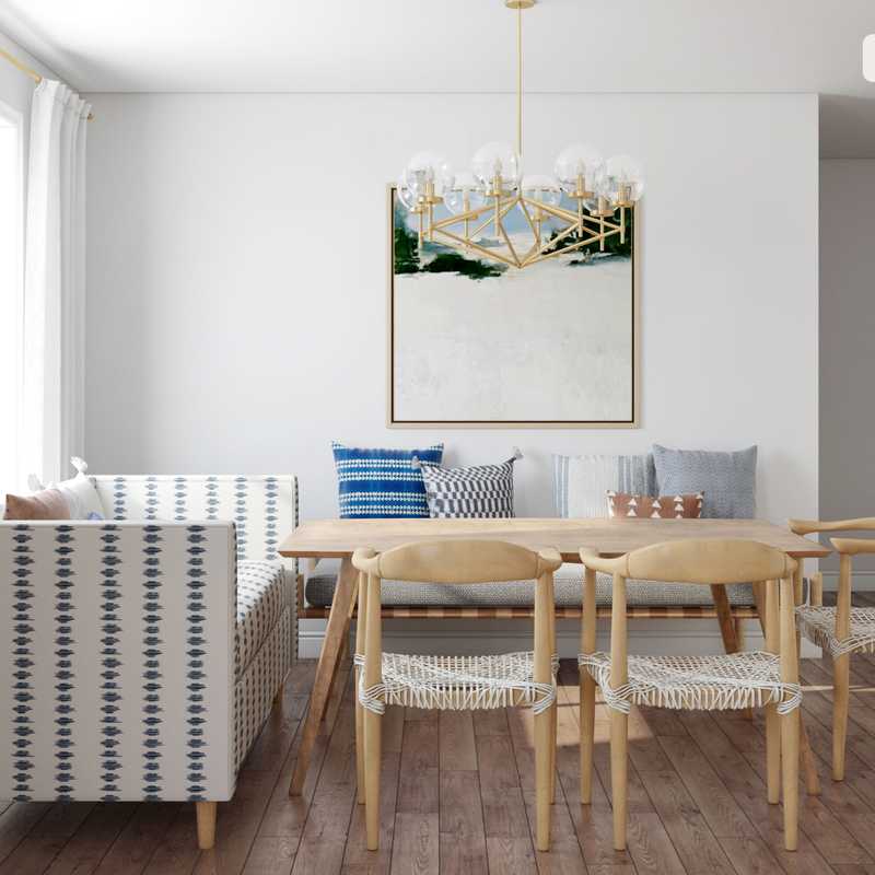Bohemian, Glam Dining Room Design by Havenly Interior Designer Stephanie